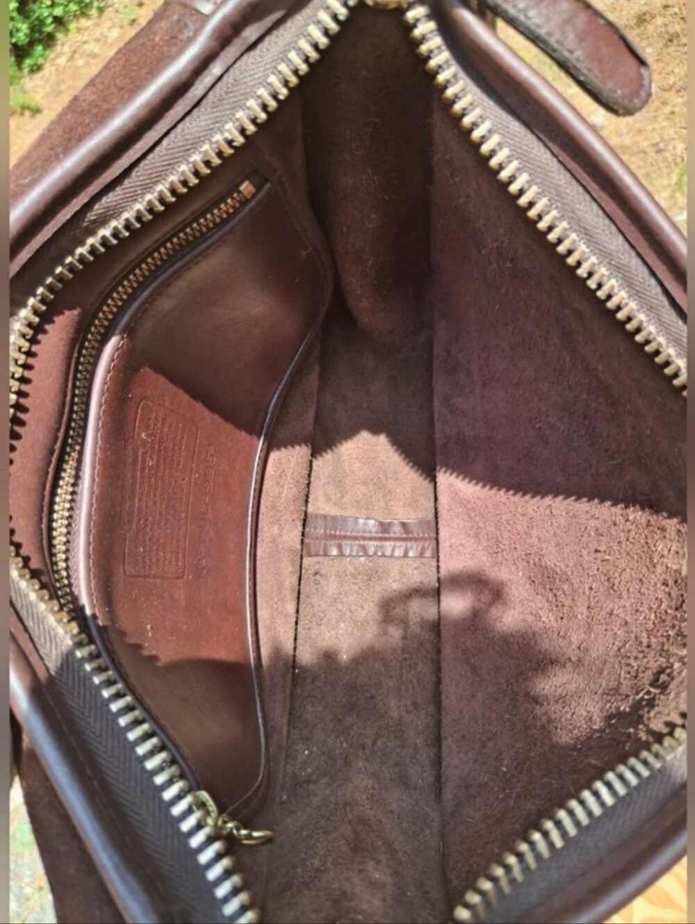 Vintage 2000 Coach Mahogany Glove Tanned Leather Patricia's Legacy Bag #9951 - Picture 13 of 16